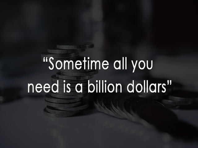 funny one liners money