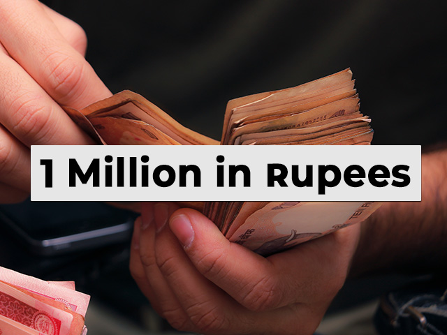 What Is 1 Million In Indian Rupees