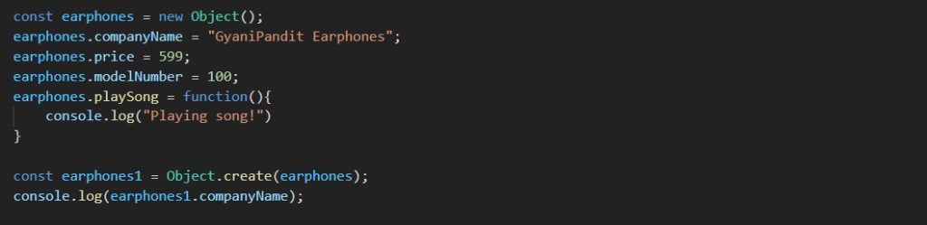 Objects in javascript