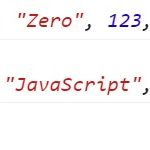 Adding new elements to the beginning of array (unshift() method) 1