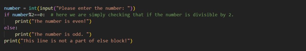 Python If-else statements