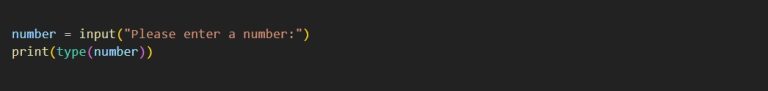 Taking input in Python from the User