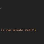 ACCESSING THE PRIVATE VARIABLES AND THE PRIVATE METHODS 1