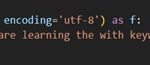 THE WITH KEYWORD(USE IN FILE HANDLING) 1