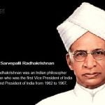 Dr Sarvepalli Radhakrishnan