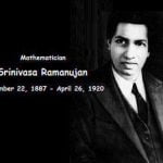 Srinivasa Ramanujan