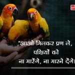 Save Birds Quotes in Hindi