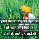 Farmer Status in Hindi