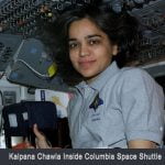 Kalpana Chawla Inside Columbia Space Shuttle-00ed6641