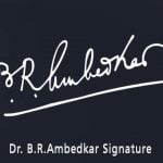 BR Ambedkar Signature