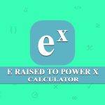 e to the power x calculator